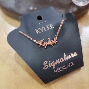 KYLEE Personalized Name Necklace in Rose Gold